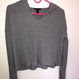 Grey forever 21 hoodie